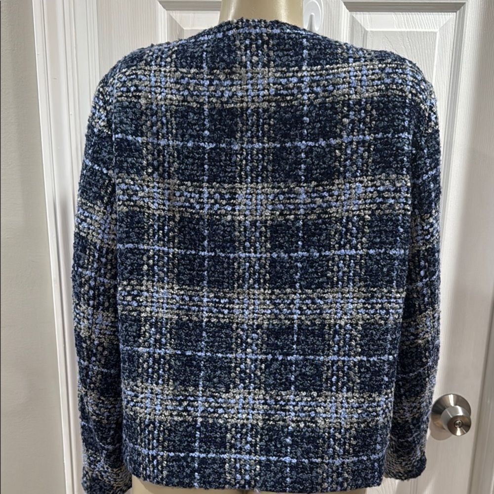 Rabe Tweed Checked Pattern Jacket. - image 6